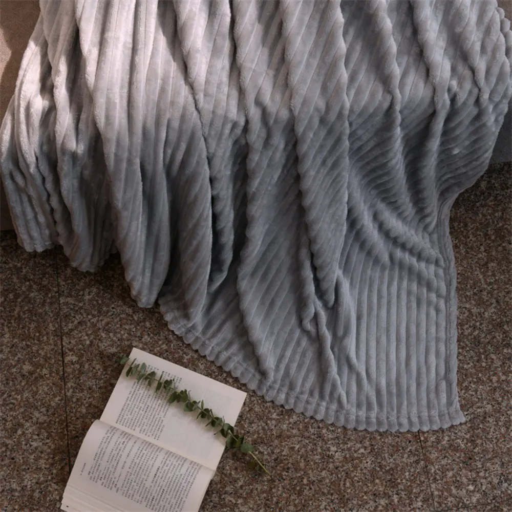 strip flannel blanket