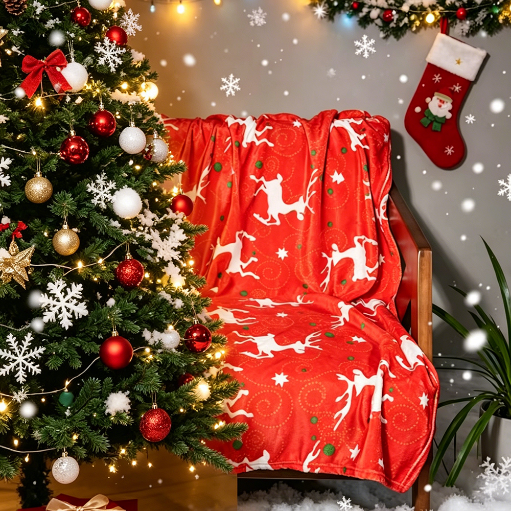 print flannel blanket