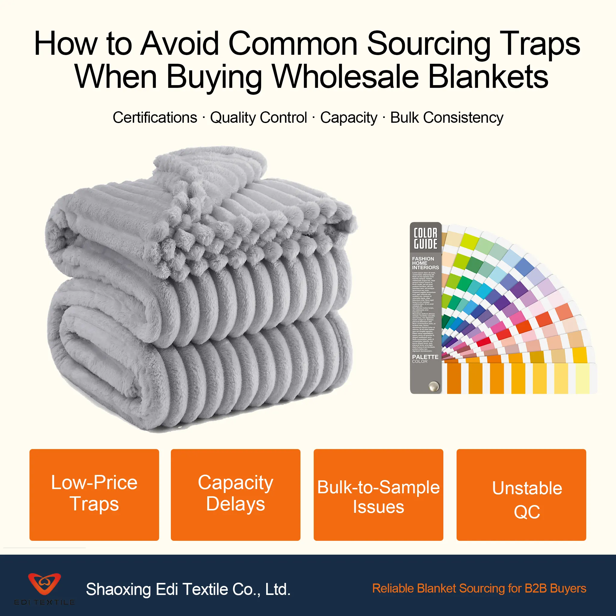 How to Avoid Common Sourcing Traps When Buying Wholesale Blankets