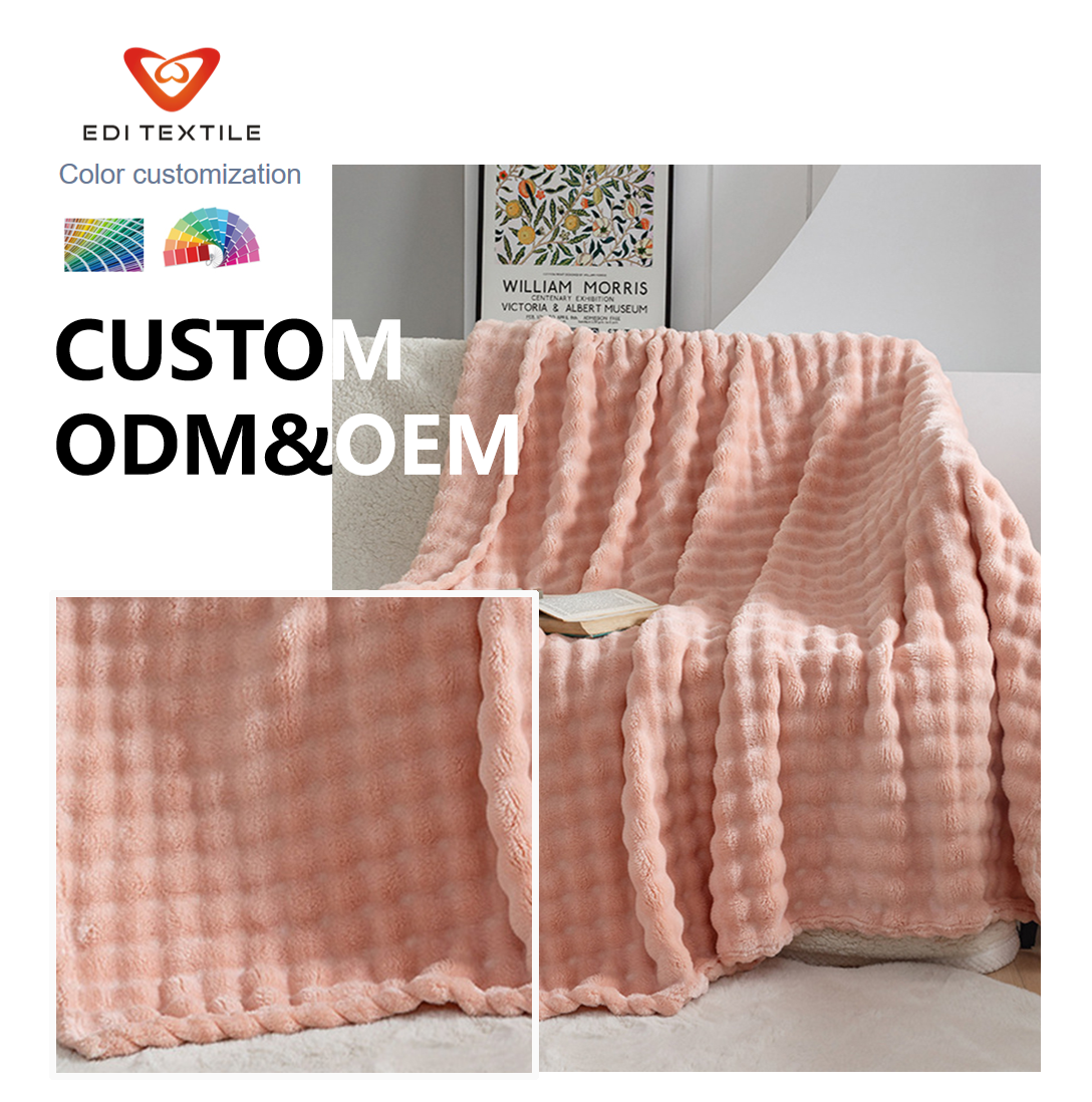 sherpa fleece throw blanket ultra thick cloud soft warm cozy blanket for couch sofa bed textured knit pattern plush blanket for modern farmhouse-7
