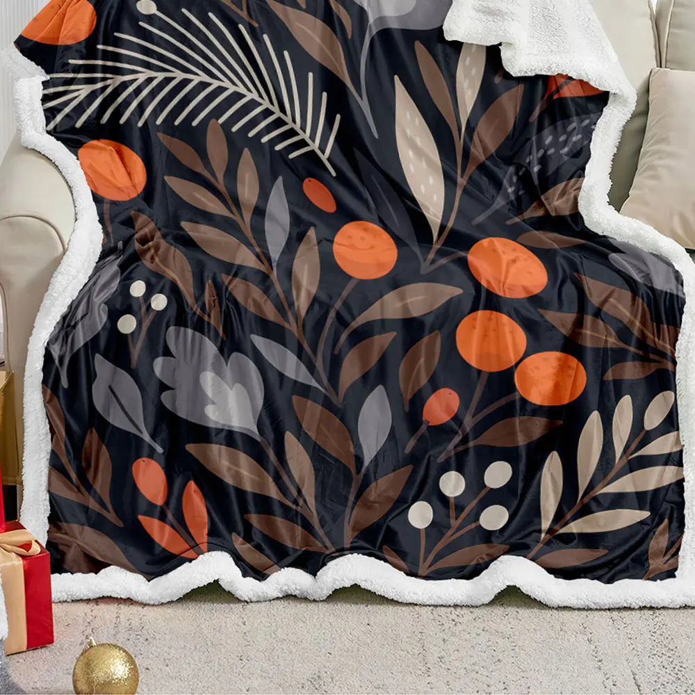 double layers flannel blanket