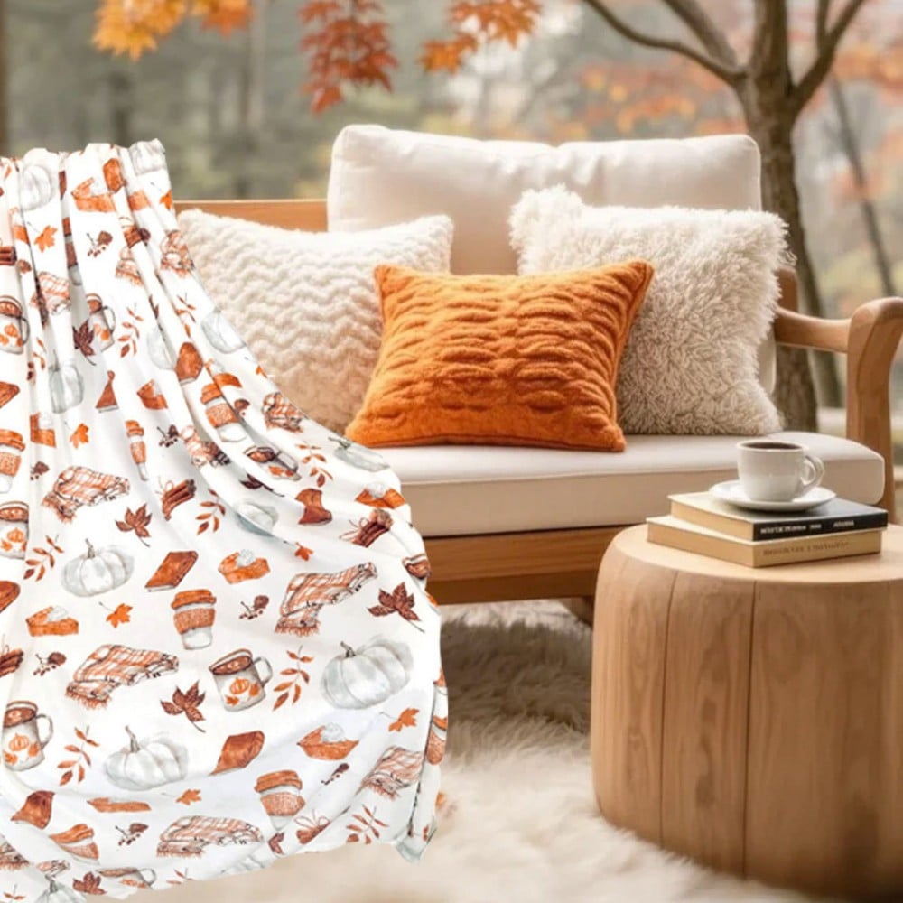 print flannel blanket