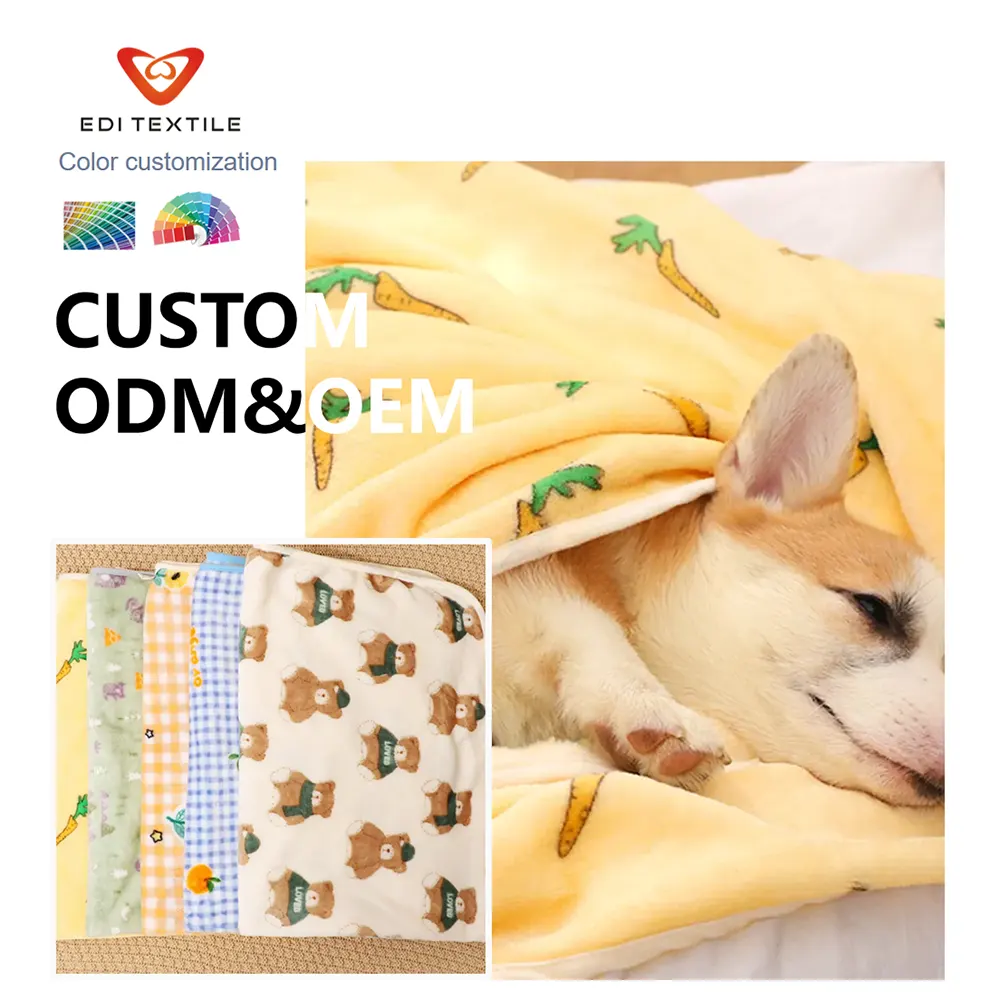double sided brushed anti pilling polar fleece blanket custom oem odm bulk polar fleece textile for chain supermarkets global home textile importers and wholesale distributors-7