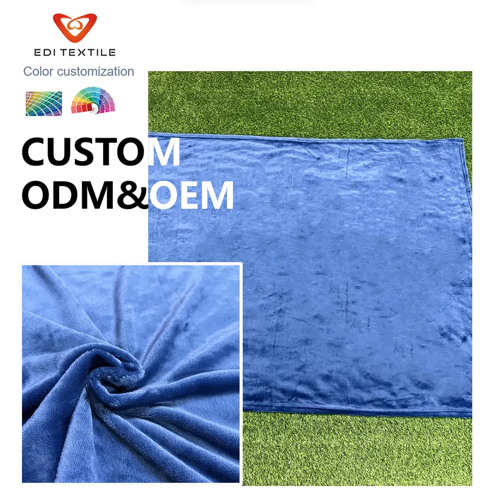 custom print flannel blanket for wholesalers chain supermarkets and global home textile importers-6