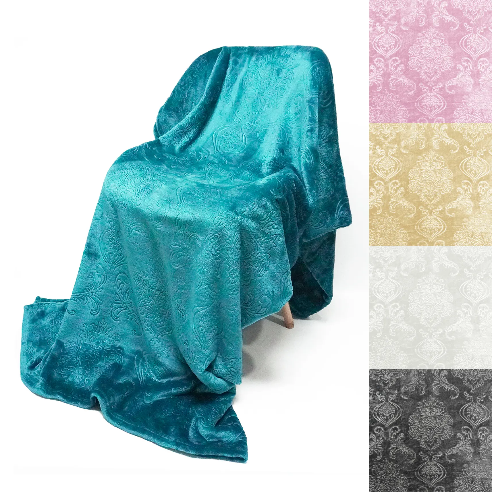 factory direct wholesale chevron jacquard textured lightweight 2 in 1 foldable flannel travel blanket anti pilling thick warm compact airplane throw blanket for business trip office nap camping road trip-1