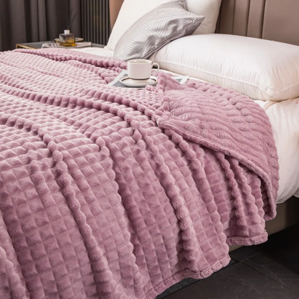 strip flannel blanket
