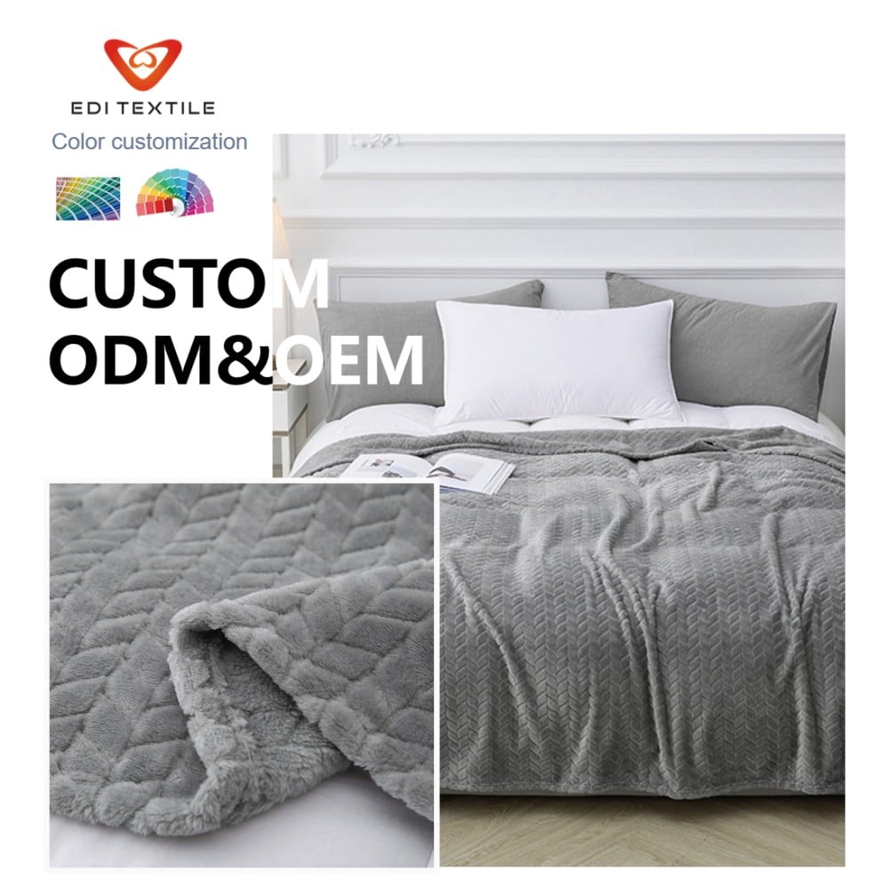 factory direct wholesale camo pattern durable anti pilling classic camouflage print polar fleece throw blanket for wholesaler-5