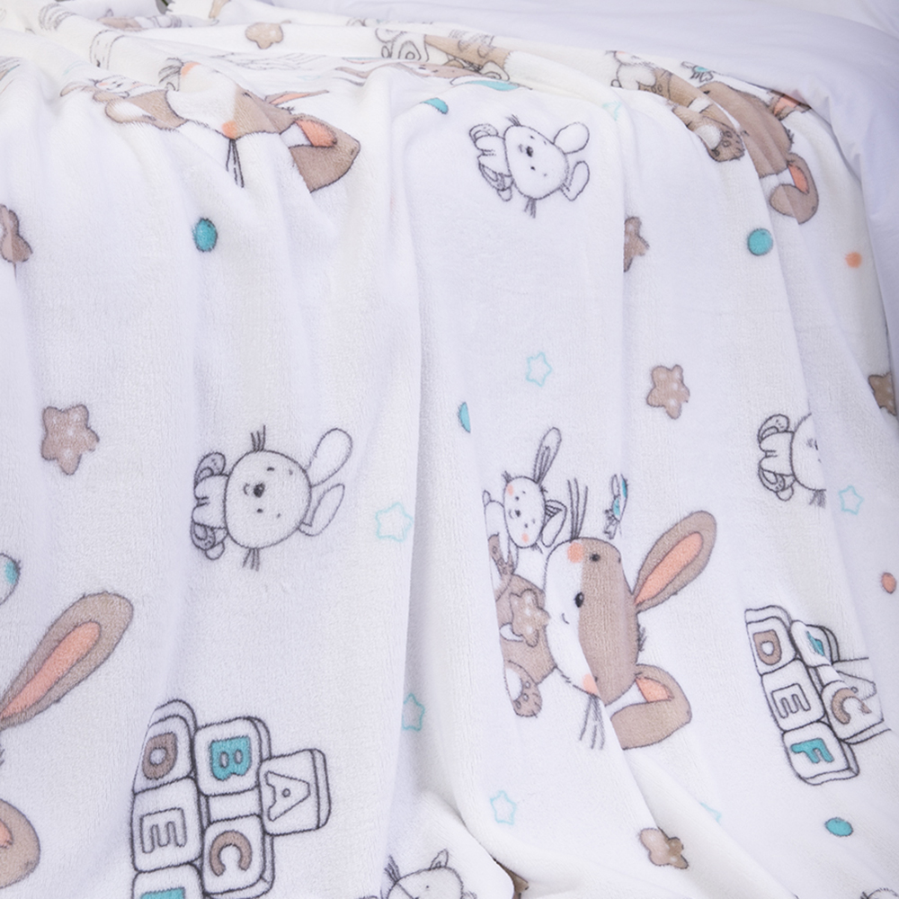 print flannel blanket