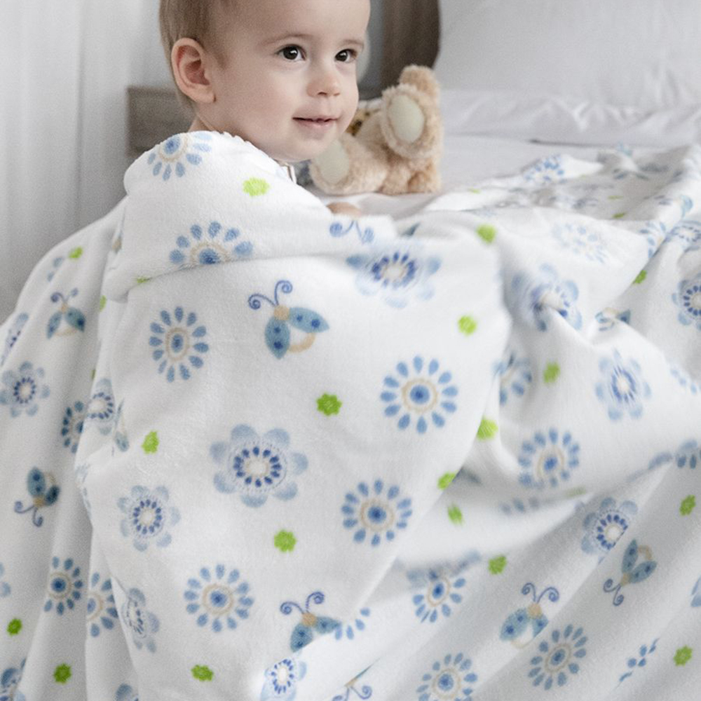 print flannel blanket