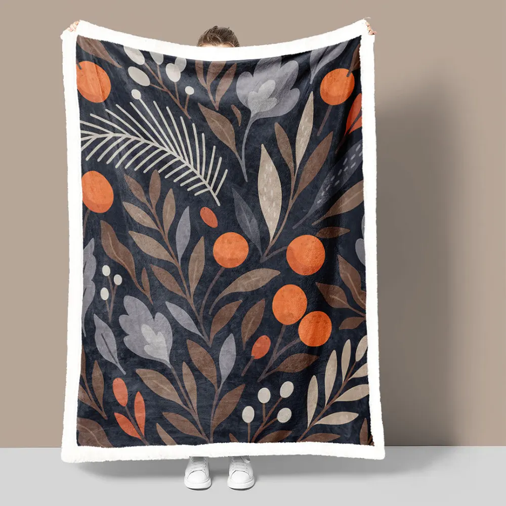 double layers flannel blanket