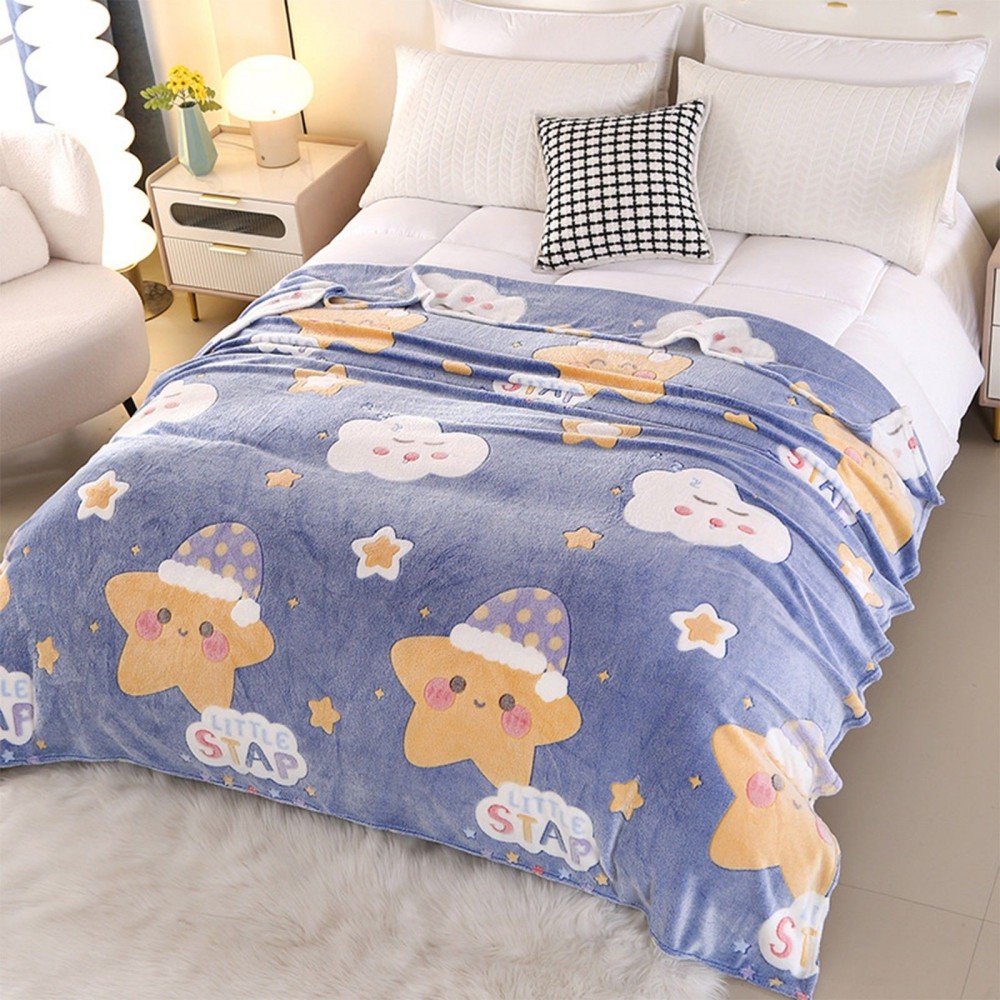 print flannel blanket