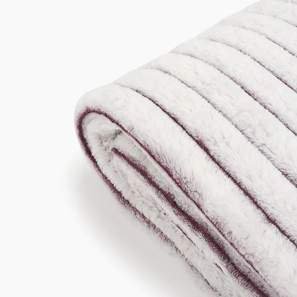 strip flannel blanket