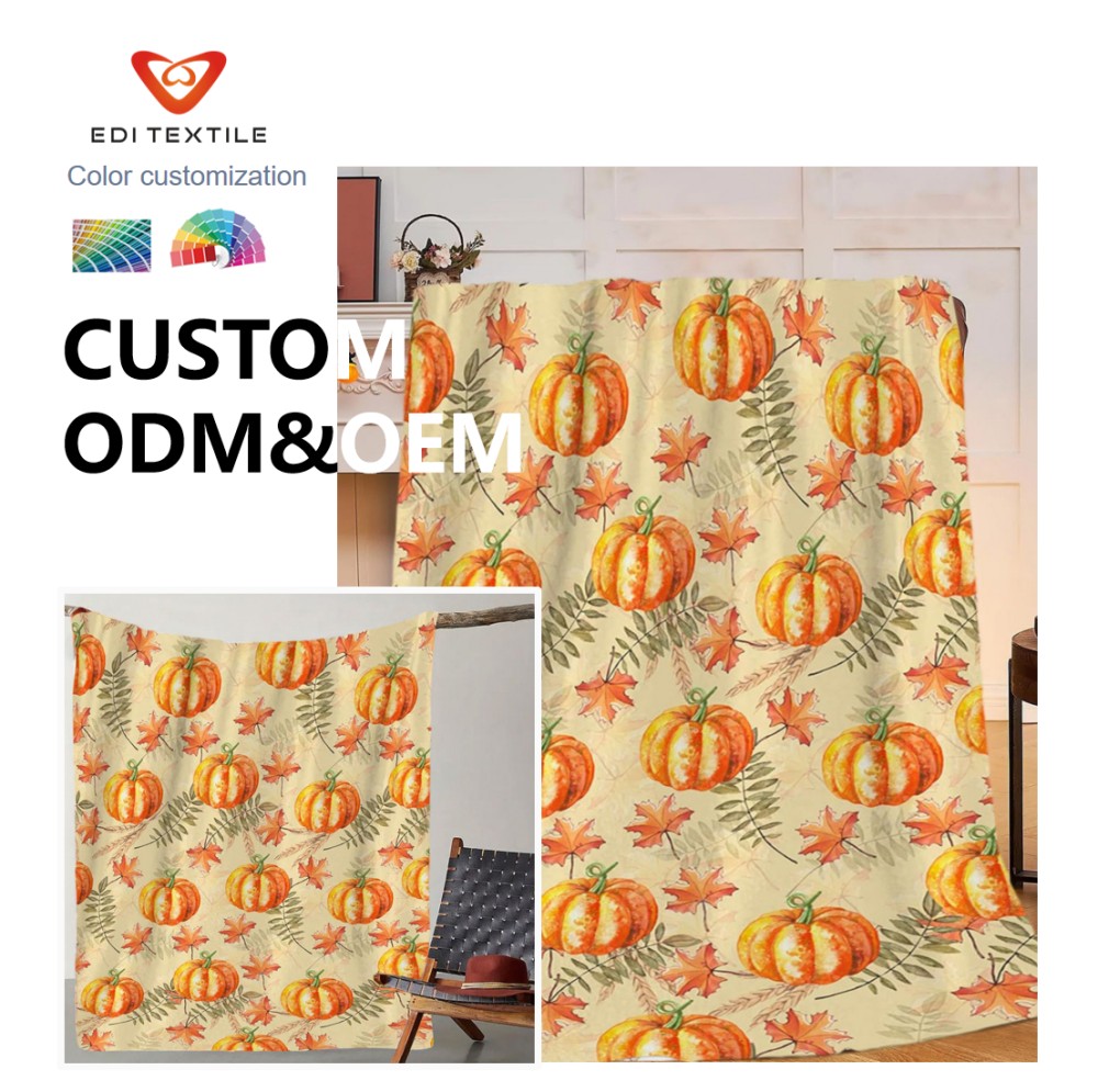 factory direct solid color waffle jacquard flannel throw blanket for wholesaler sofa couch bedroom home decor-5