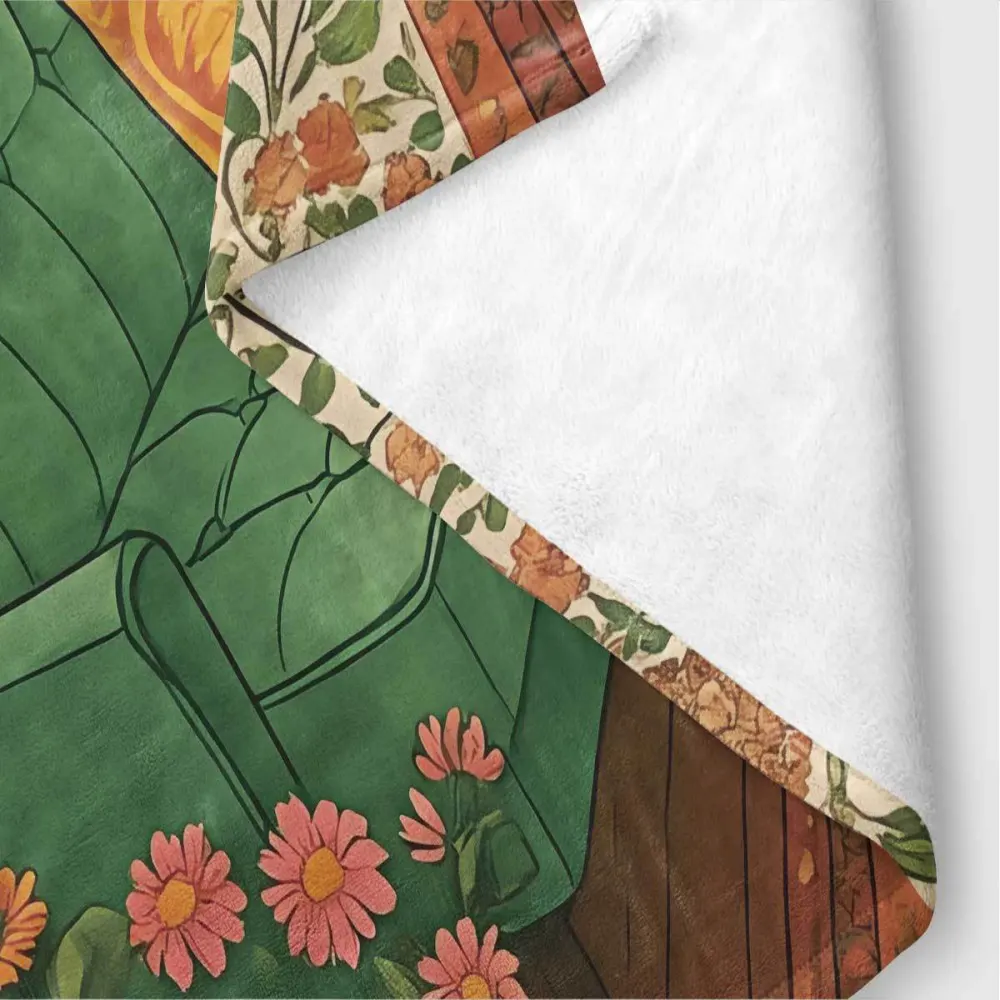 print flannel blanket