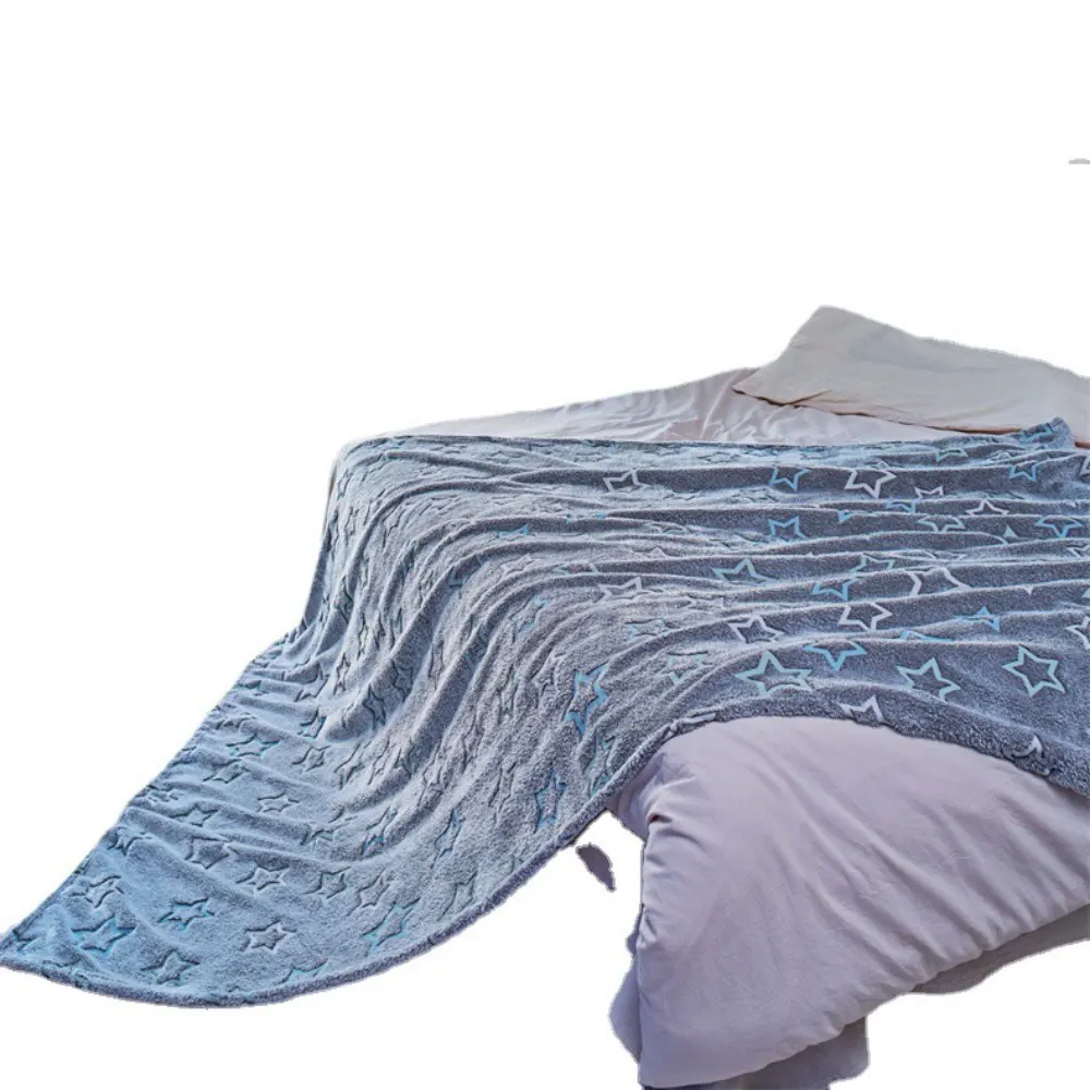 glow in the dark flannel blanket