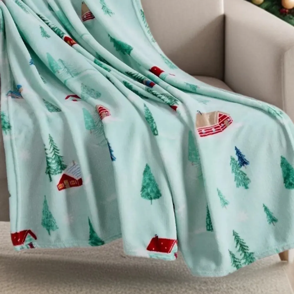 print flannel blanket