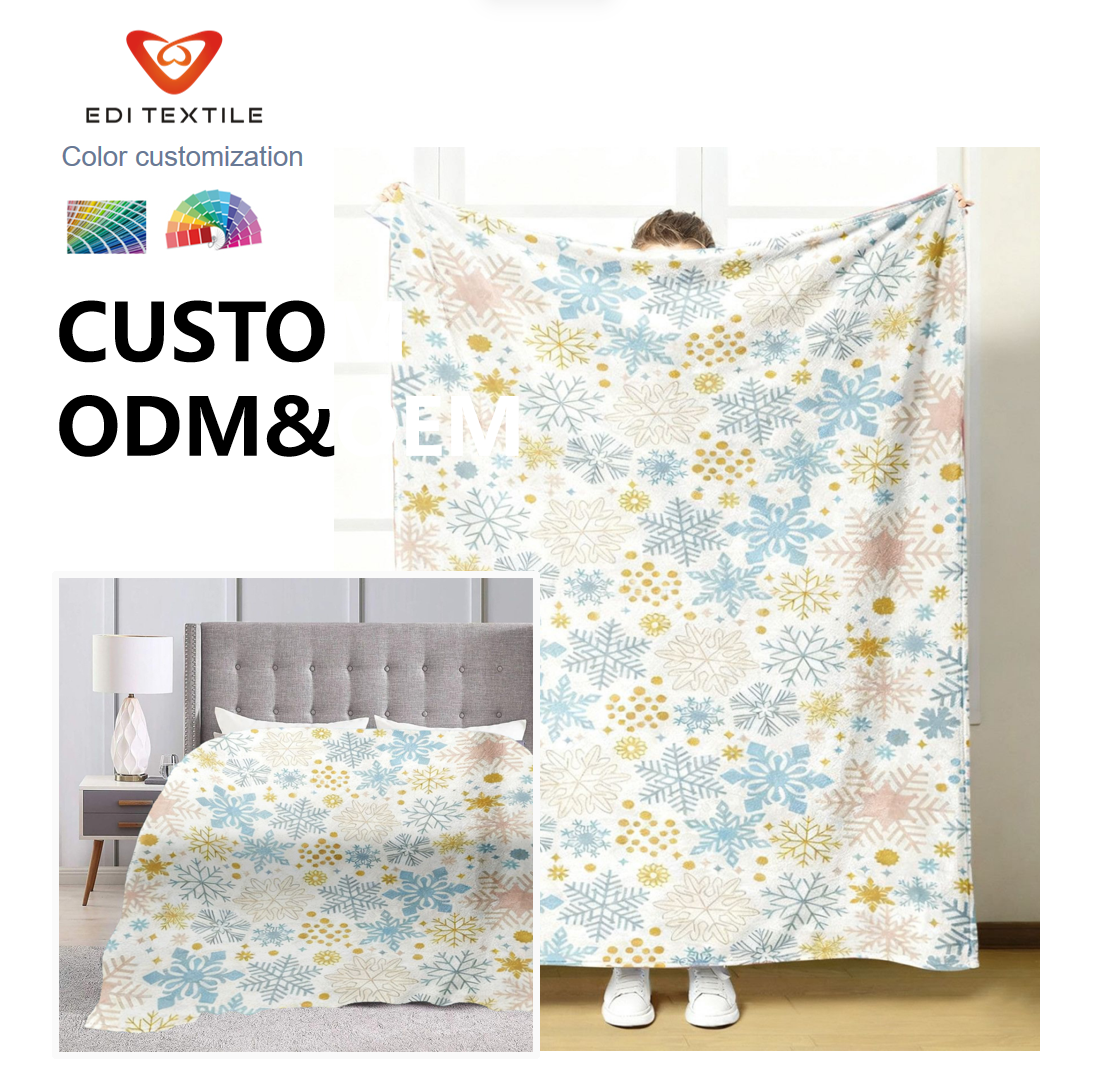 print flannel blanket