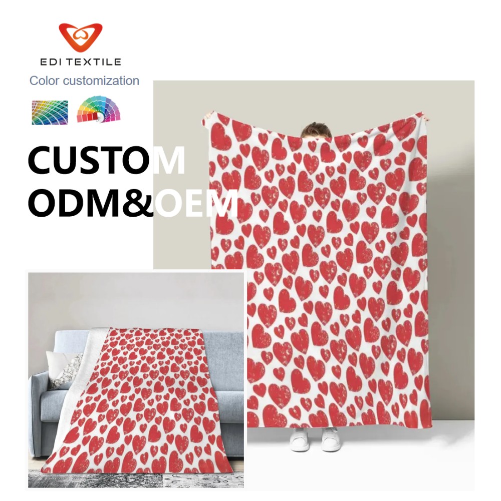 Anti‑Pilling 100%Polyester Printed Flannel Throw Blanket for Home Sofa Bedroom Gift, Wholesale OEM ODM for Global Importers Supermarkets Bulk Distributors