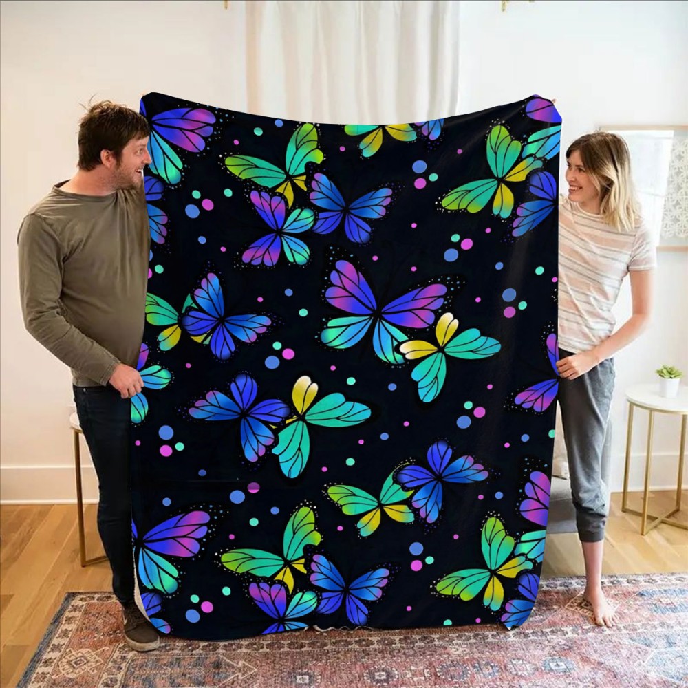 print flannel blanket