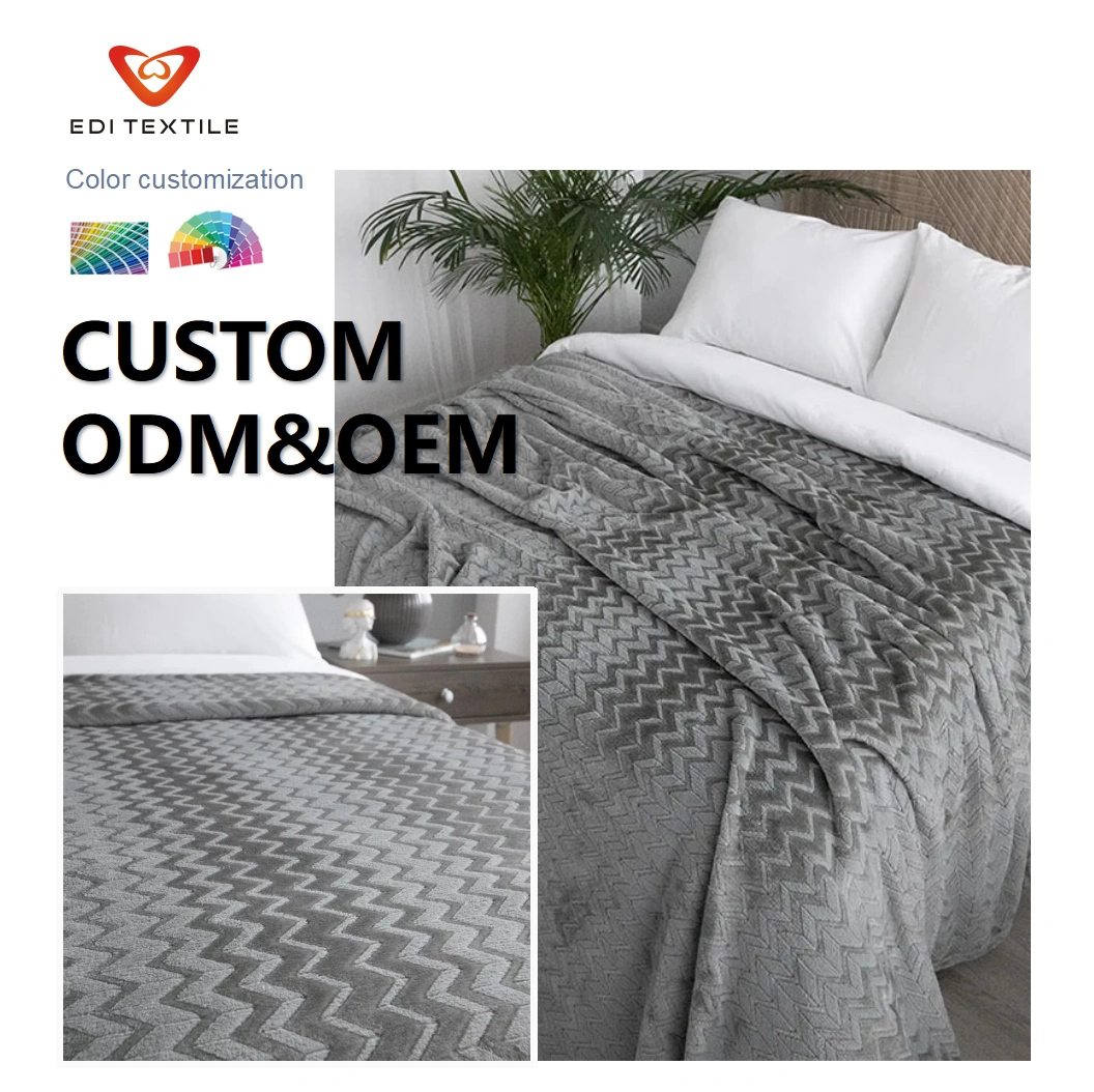 beautiful tie dye double layer blanket-5