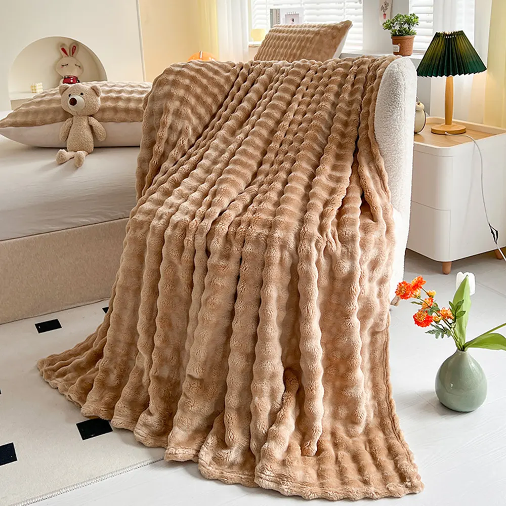 bubble flannel blanket