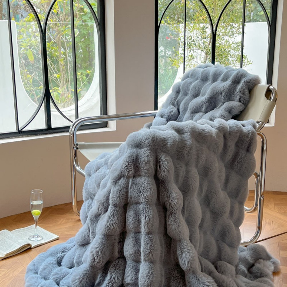 bubble flannel blanket