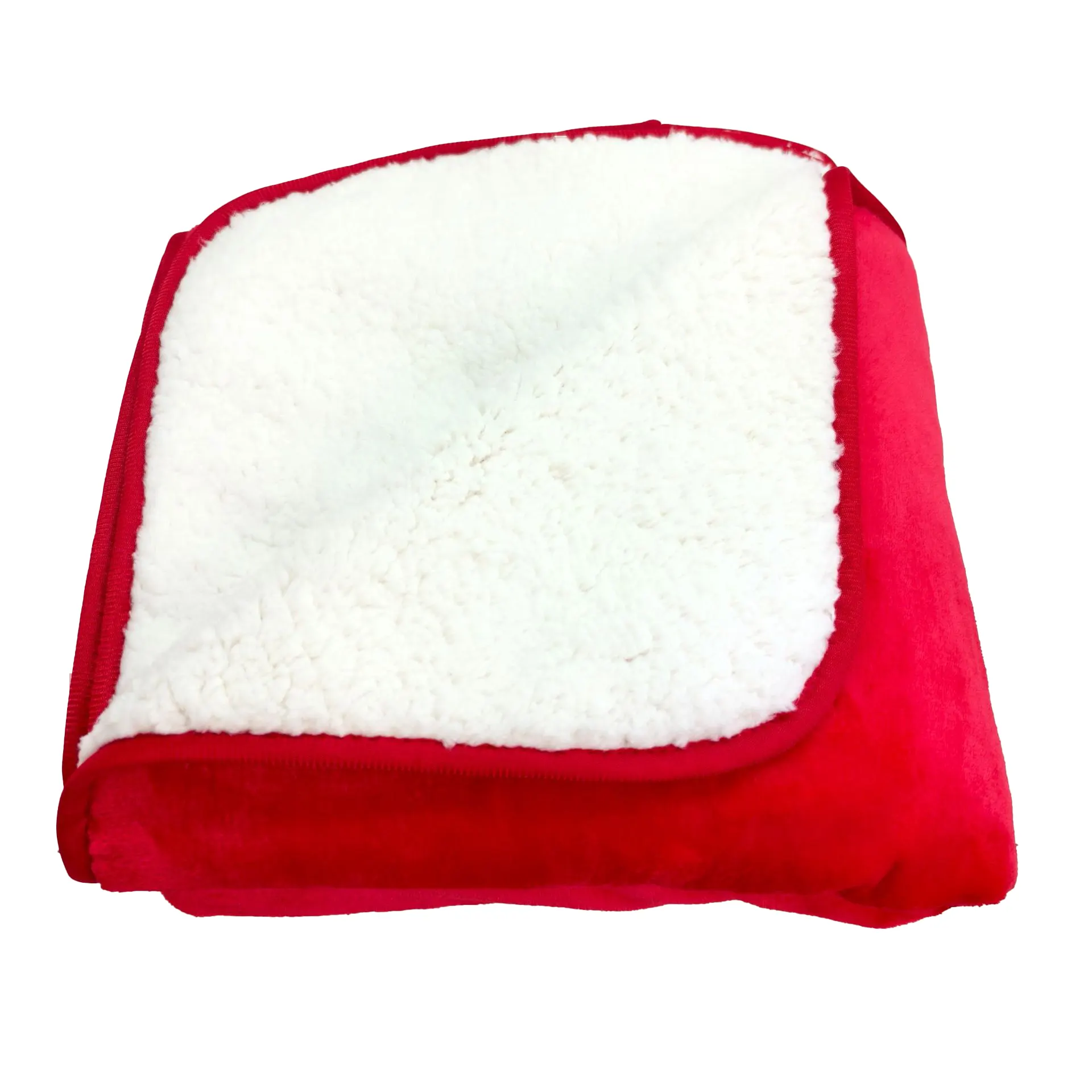 Double Layers Flannel and Sherpa Fleece Blanket  for Wholesalers and Chain Supermarkets 