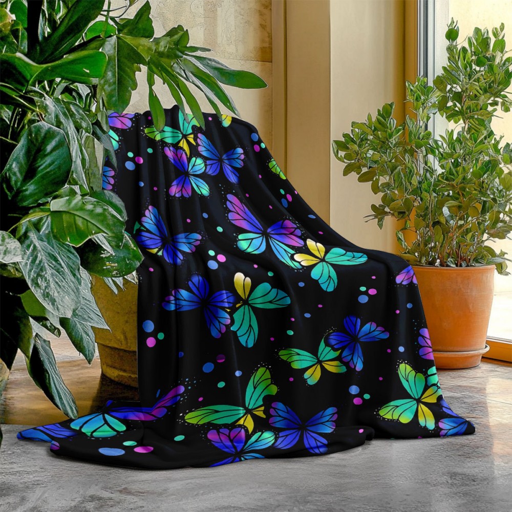print flannel blanket