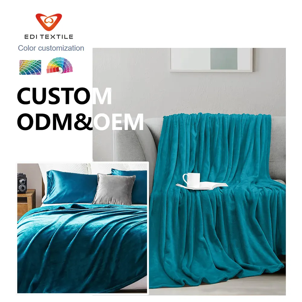 custom jacquard flannel blanket bulk supply for wholesalers chain supermarkets and global home textile importers-6