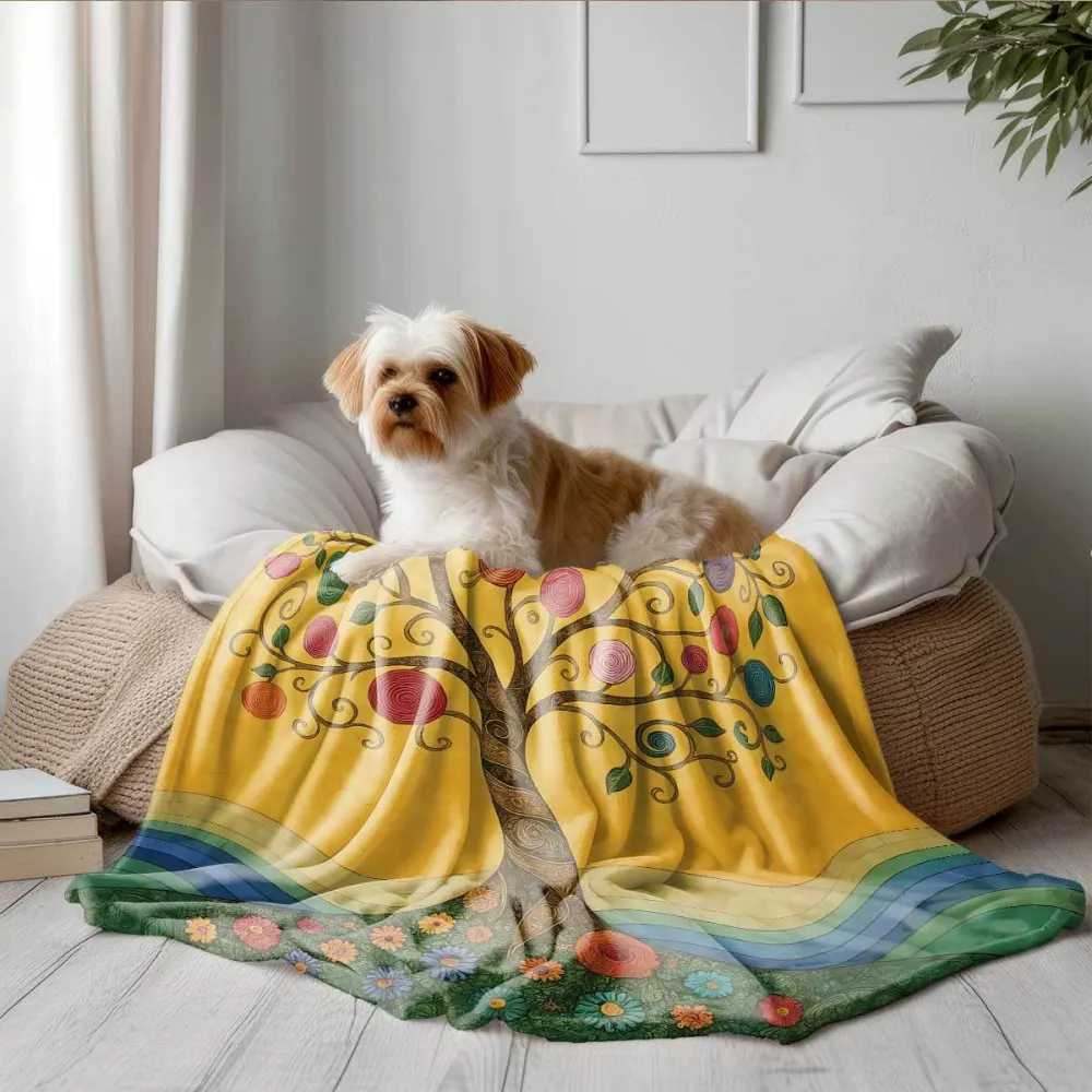 print flannel blanket