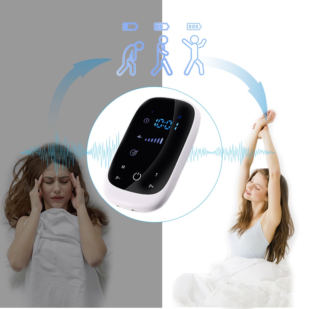 Sleep Aid Ear Clip with Touch Screen Natural Solution to Ease Sleepless Nights