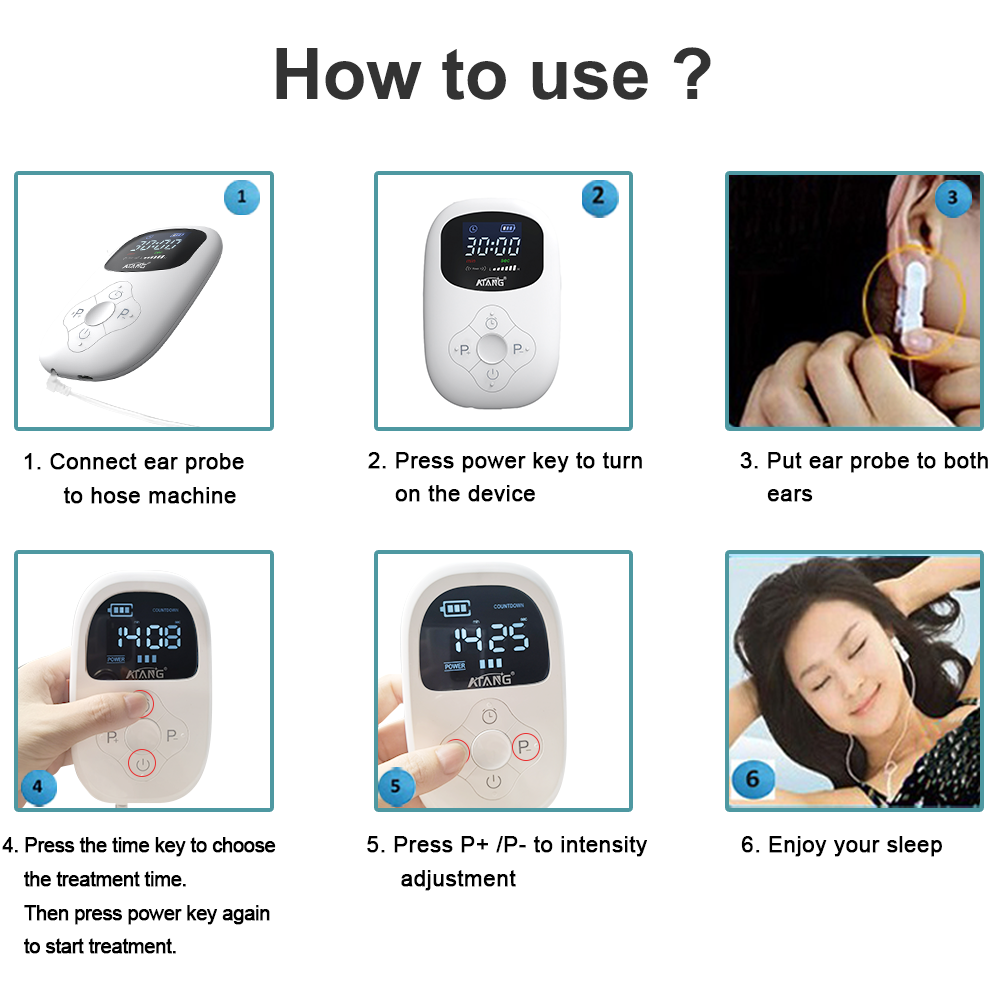  Sleep Aid CES Therapy Improves Falling Asleep Relieves Insomnia & Reduces Stress/Anxiety