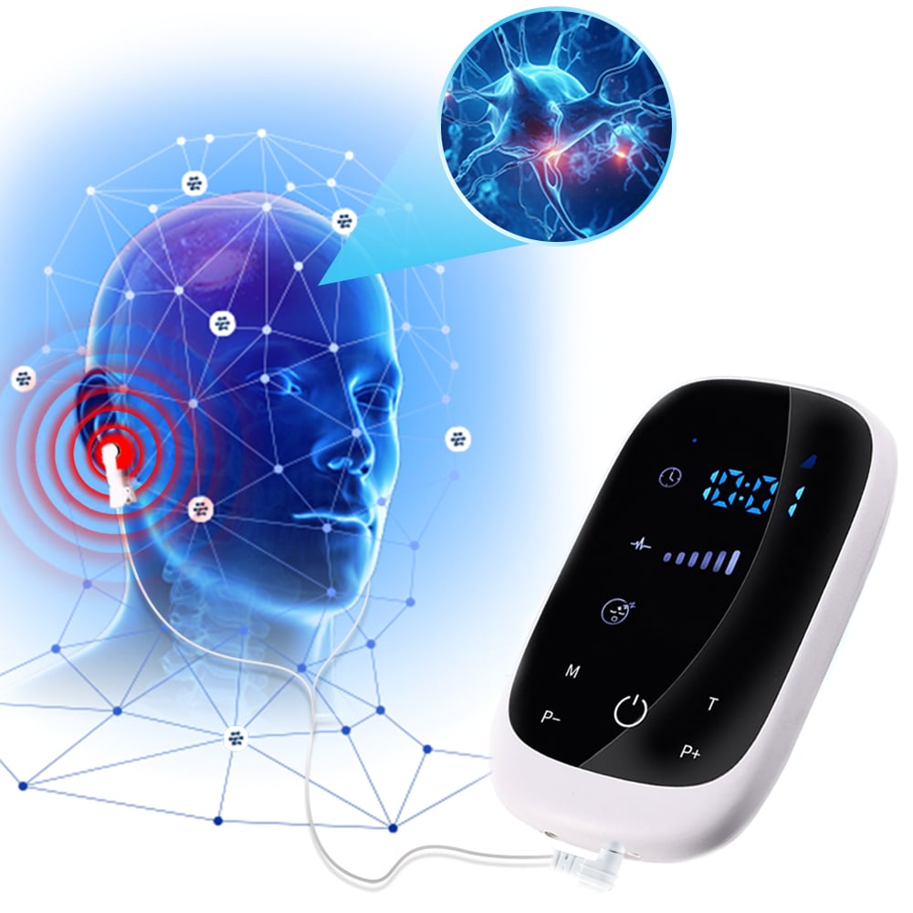 Micro Current CES Therapy Sleep Aid Machine for Supporting Restful Sleep Easing Tension and Helping Fall Asleep Faster