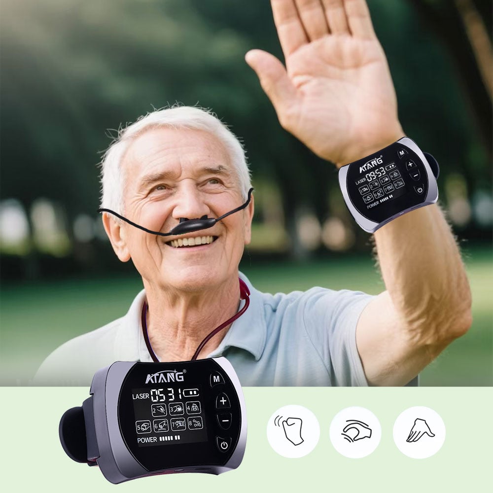 650nm LLLT Wrist Laser Support for Type II Diabetes, Atherosclerosis & Rhinitis