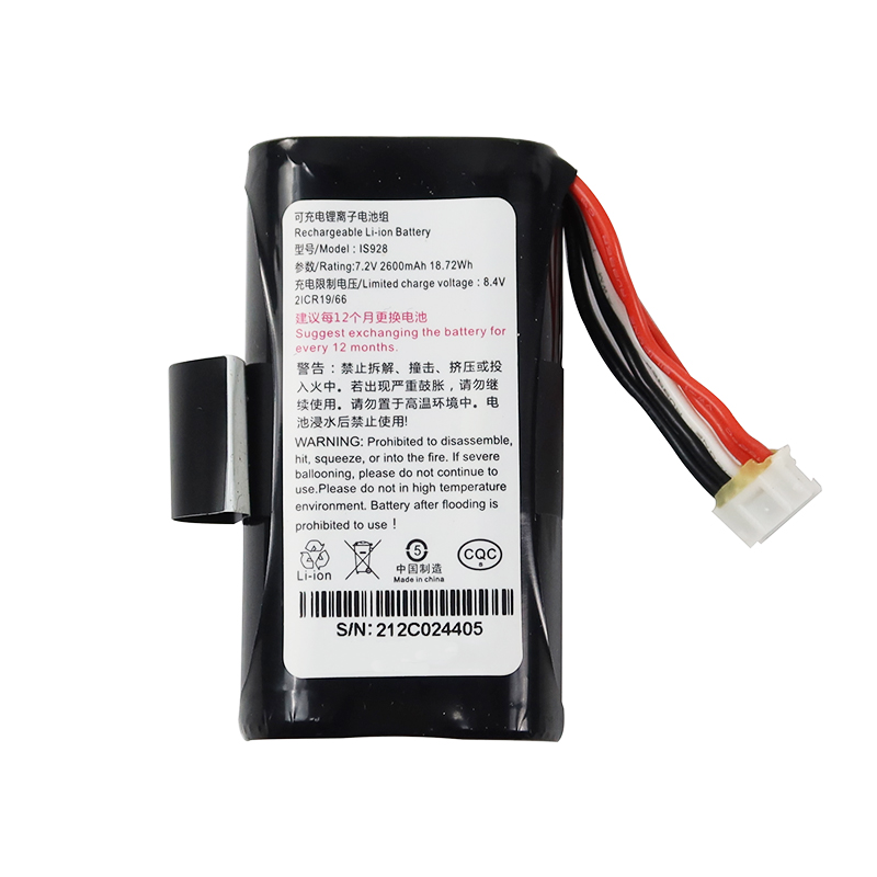 high Quality NEW OEM original IS928 battery for pos machine for newpos 18650 Lithium ion battery 7.2V 2600mah