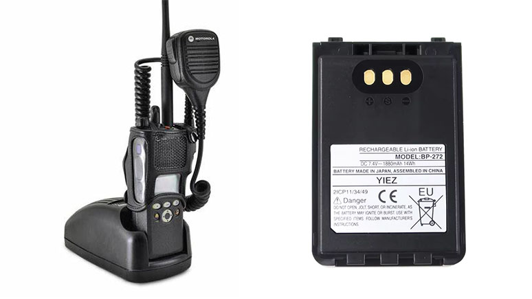 Motorola BP-272 ICOM ID-31A ID-31E ID-51A ID-51E  Two-Way Radio Walkie-talkie 7.4V 1880mAh Battery