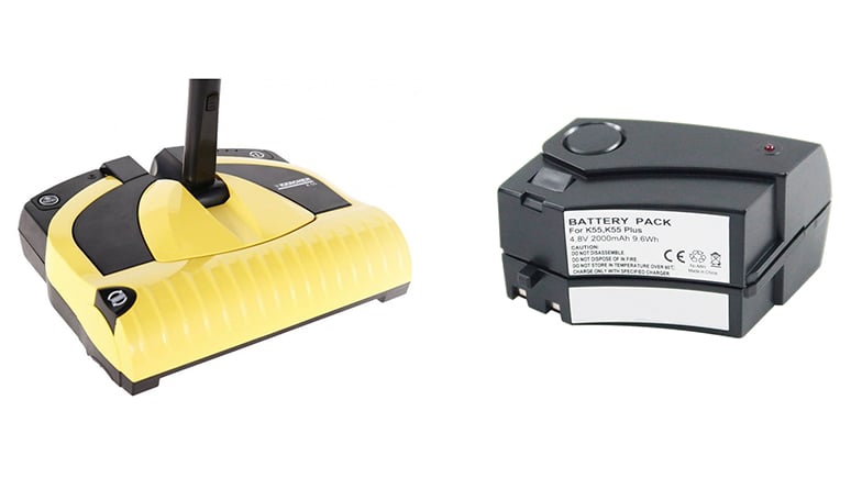 Karcher KC55 K55 28100010 1258-5050 Cordless Electric Broom 4.8V 2000mAh NI-MH Vacuum Cleaner Battery