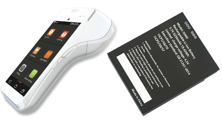 3.7V 5250mAh Replacement Lithium Ion IS900 POS Terminal Machine Battery for PAX A920 A920C