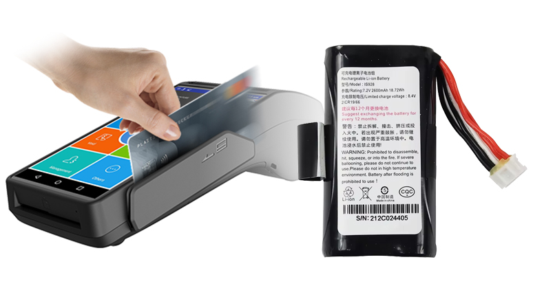 OEM Li-ion 7.2V 2600mAh Lithium Ion IS928 NEWPOS 9220 Battery POS Systems for NEW9210 NEW 9220