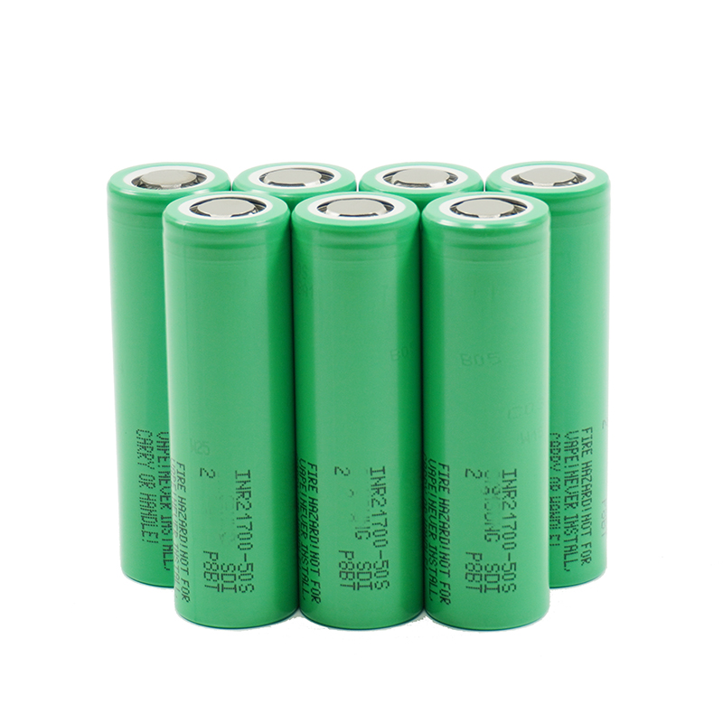 3.7V 5000mAh 21700 Cylindrical Battery INR21700-50S