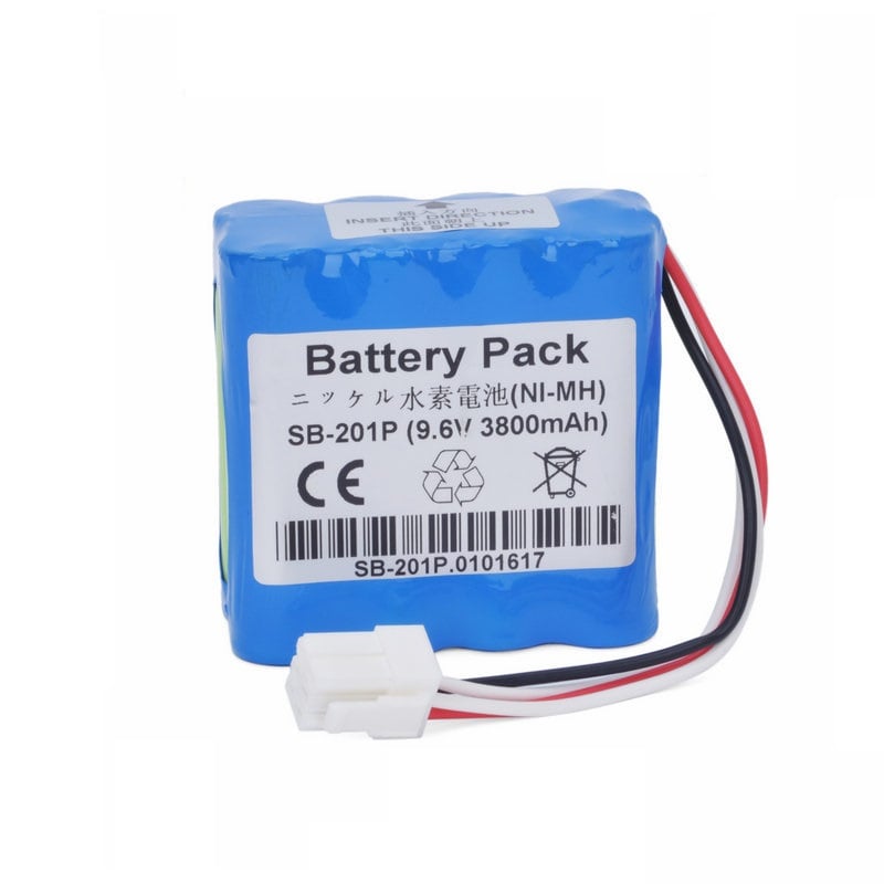 9.6V 3800mAh Ni-MH SB-201P X076 Medicínska batérie pre Nihon Kohden PVM-2700