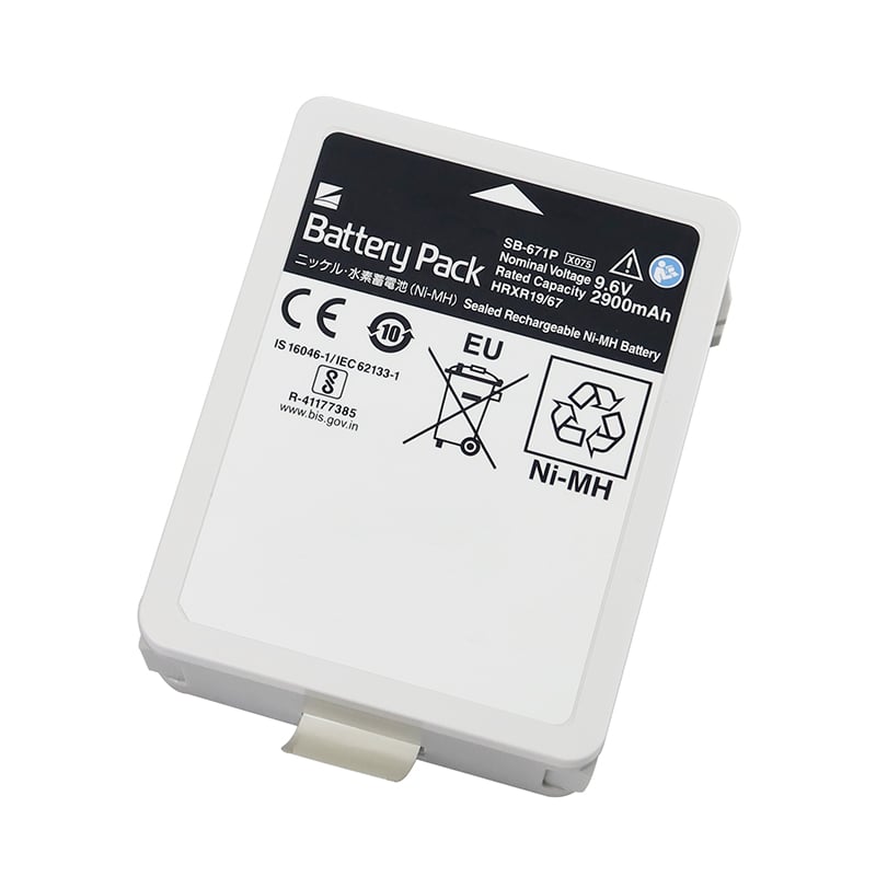 9.6V 2900mAh Ni-MH SB-671P մեդիկալ ակումուլյատոր Nihon Kohden BSM-6000 համար