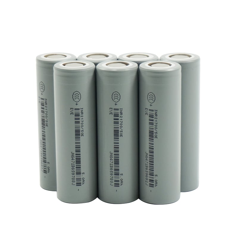 3.7V 5000mAh 21700 Cylindrical Battery INR21700-50E