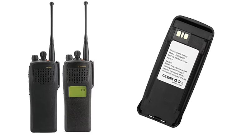 Motorola GP8200 GP8800 PMNN4065 PMNN4066A PMNN4066C PMNN4077 Two Way Radio 7.4V 2000mAh Battery 