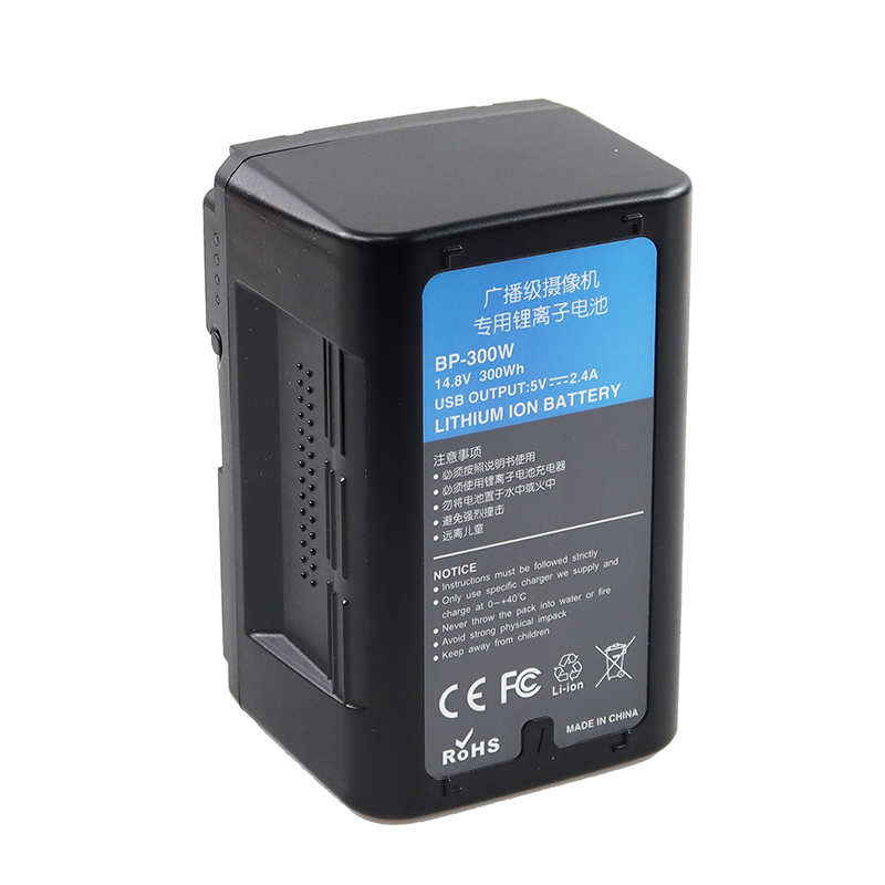 Replacement 14.4 V 21000mAh BP-300W BP-190WS BP-95WS 300Wh V Mount V Lock Digital Battery for Camcorder Broadcast Video Camera