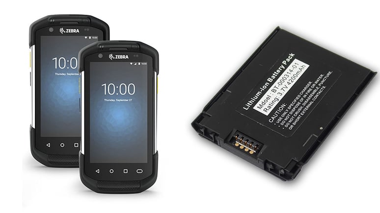 Lithium-ion 3.7V 4200mAh Zebra TC51 Barcode Scanner Battery for BT-000314-01 BTRY-TC51-44MA1-01
