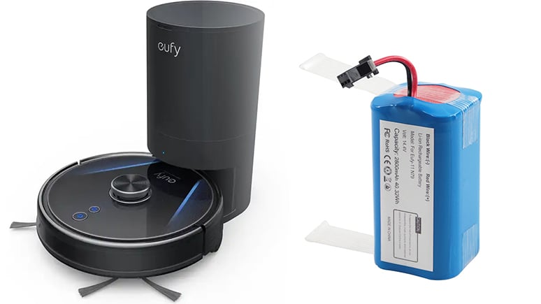Eufy Robovac G30 Verge Eufy 11 11S Plus Robot Vacuum Cleaner 14.8V 2600mAh Battery 