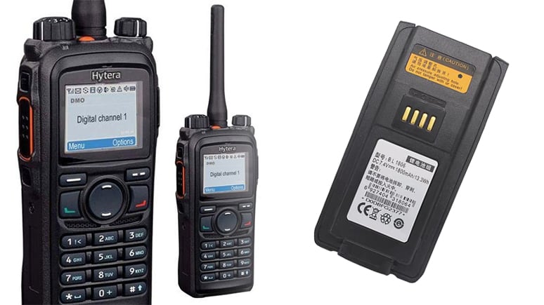 Hytera PT580 PT580H BL1806 BL2505 Two-Way Radio 7.4V 2500mAh Li-ion  Battery