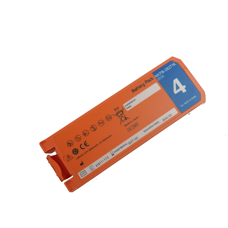 27V 2800mAh LiMnO2 NKPB-28271K SB-214VK մեդիկալ բատարեյ ՆԻՀՈՆ ԿՕՀԴԵՆ AED-2150 AED-2100K-ի համար
