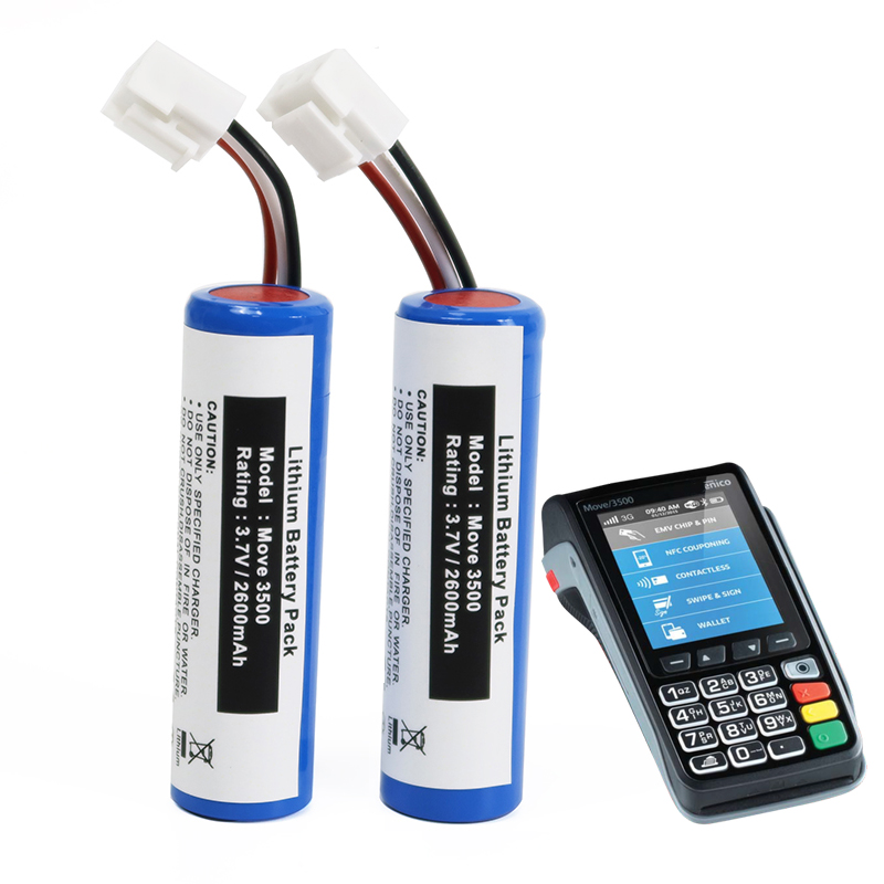 High Quality li ion 3.7V 3200mAh 2600mah Move 3500 Move 5000 Battery F26402376 Li-ion Battery for Ingenico POS Machine Battery